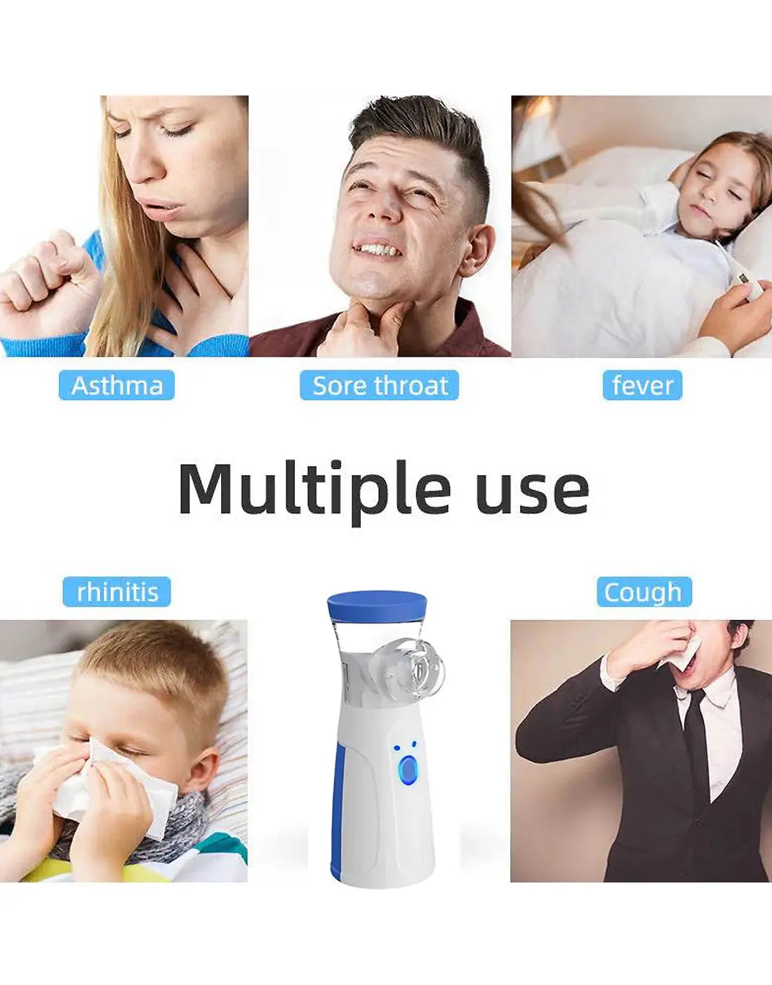 Portable Mesh Nebulizer - Rechargeable